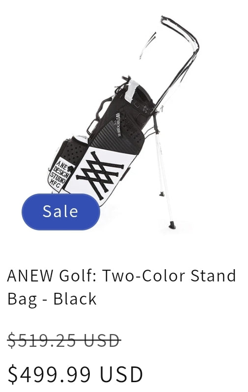 Golf Bags & Hand Bags